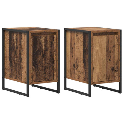 Bedside Table 39.5 x 30 x 50 cm Engineered Wood Old wood