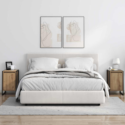 vidaXL Bedside Table 2 pcs Artisian Oak 39.5 x 30 x 50 cm 4