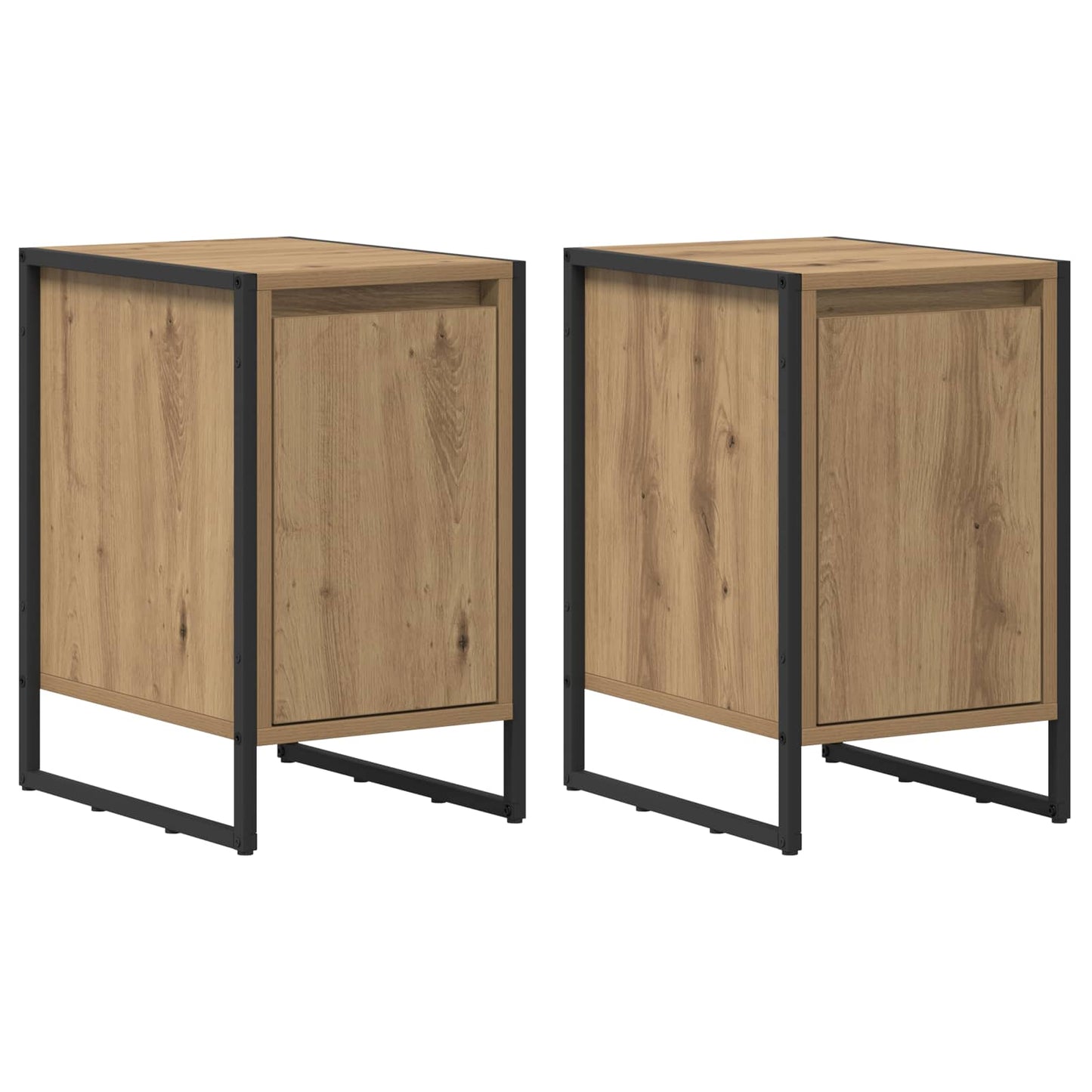 vidaXL Bedside Table 2 pcs Artisian Oak 39.5 x 30 x 50 cm 2