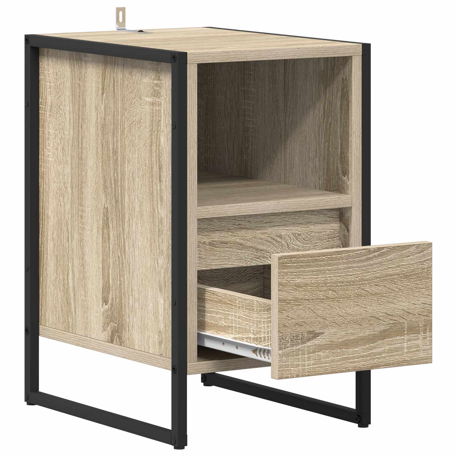 vidaXL Bedside Table 2 pcs Sonoma 39.5 x 30 x 50 cm Engineered Wood 6