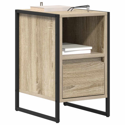 vidaXL Bedside Table 2 pcs Sonoma 39.5 x 30 x 50 cm Engineered Wood 3