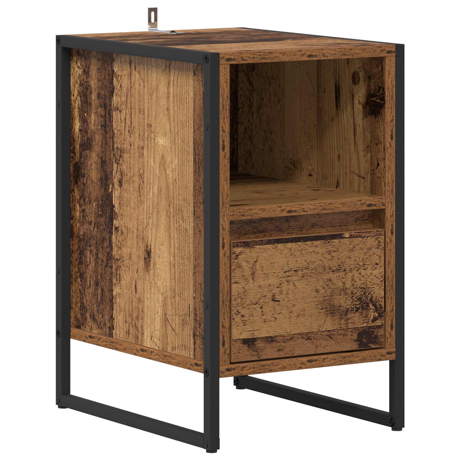 vidaXL Bedside Table 2 pcs Old Wood 39.5 x 30 x 50 cm Engineered Wood 5