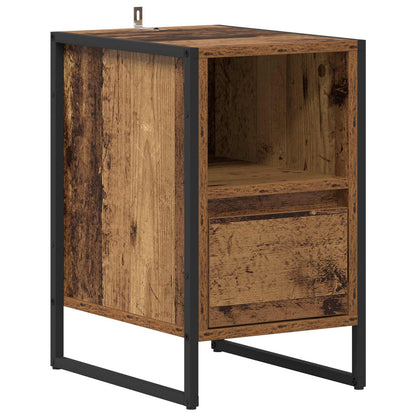 vidaXL Bedside Table 2 pcs Old Wood 39.5 x 30 x 50 cm Engineered Wood 5