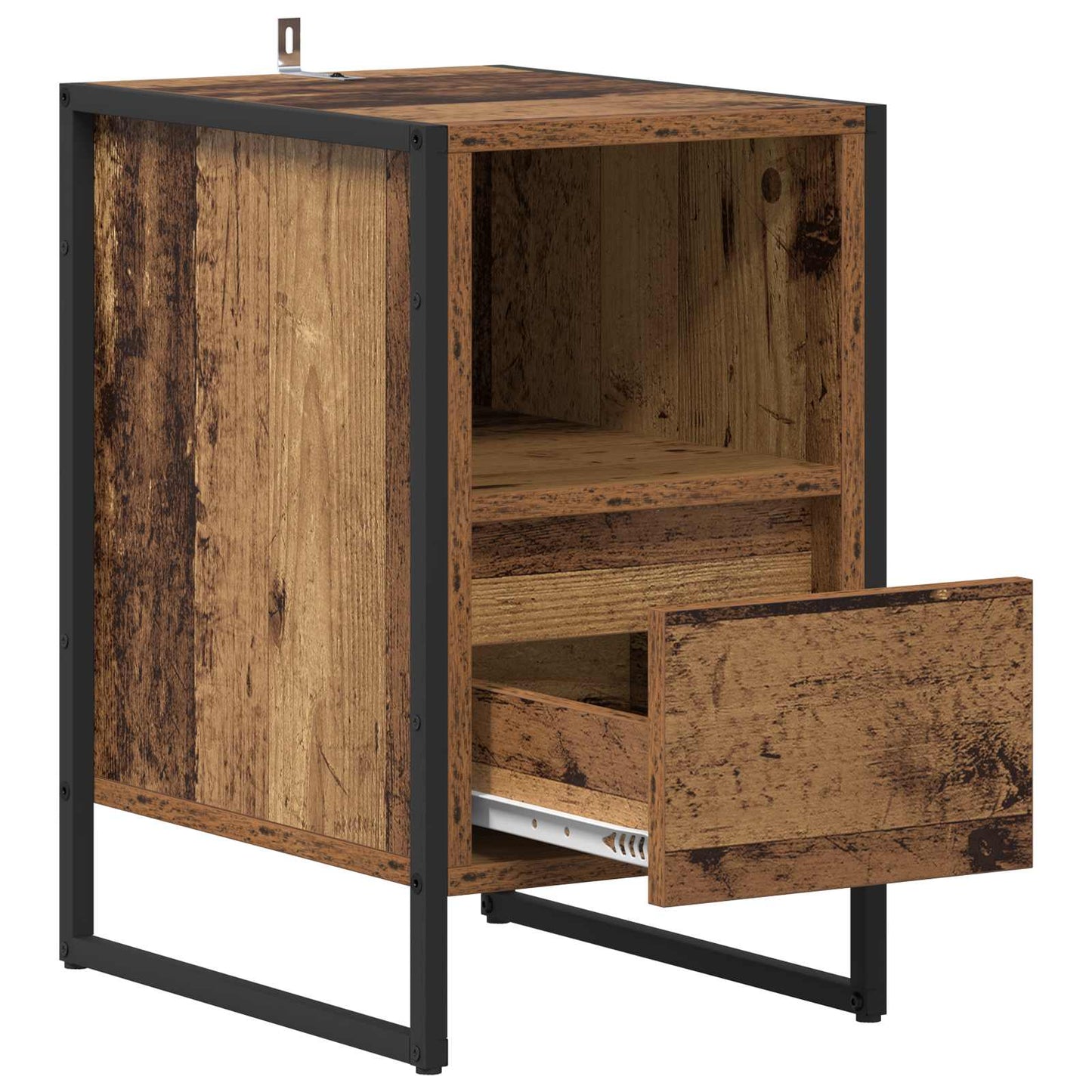 vidaXL Bedside Table 2 pcs Old Wood 39.5 x 30 x 50 cm Engineered Wood 6