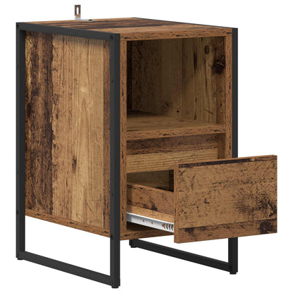 vidaXL Bedside Table 2 pcs Old Wood 39.5 x 30 x 50 cm Engineered Wood 6