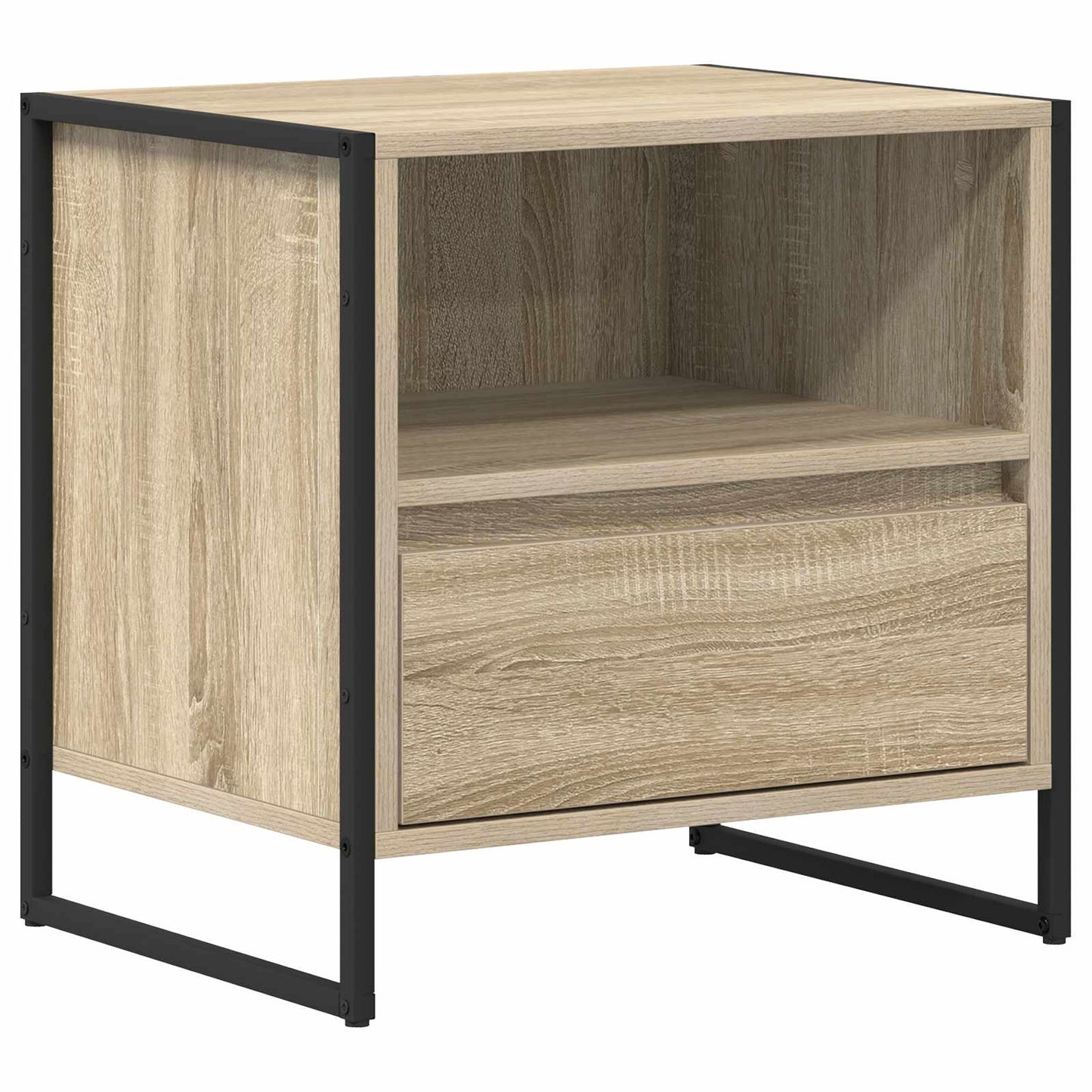 vidaXL Bedside Table Sonoma 50 x 39.5 x 50 cm Engineered Wood 2