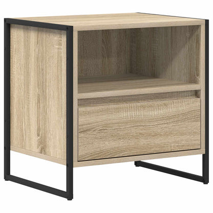 vidaXL Bedside Table Sonoma 50 x 39.5 x 50 cm Engineered Wood 2