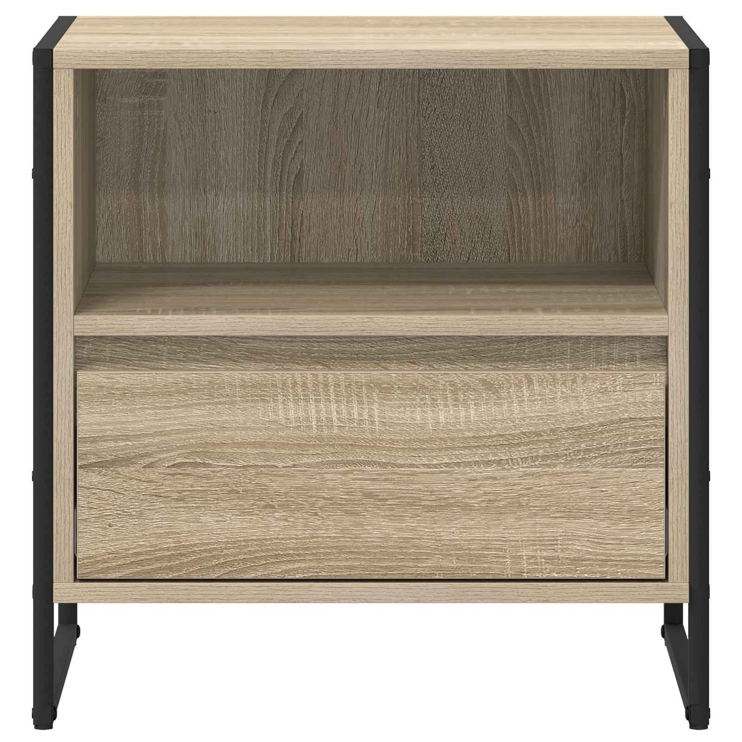 vidaXL Bedside Table Sonoma 50 x 39.5 x 50 cm Engineered Wood 5