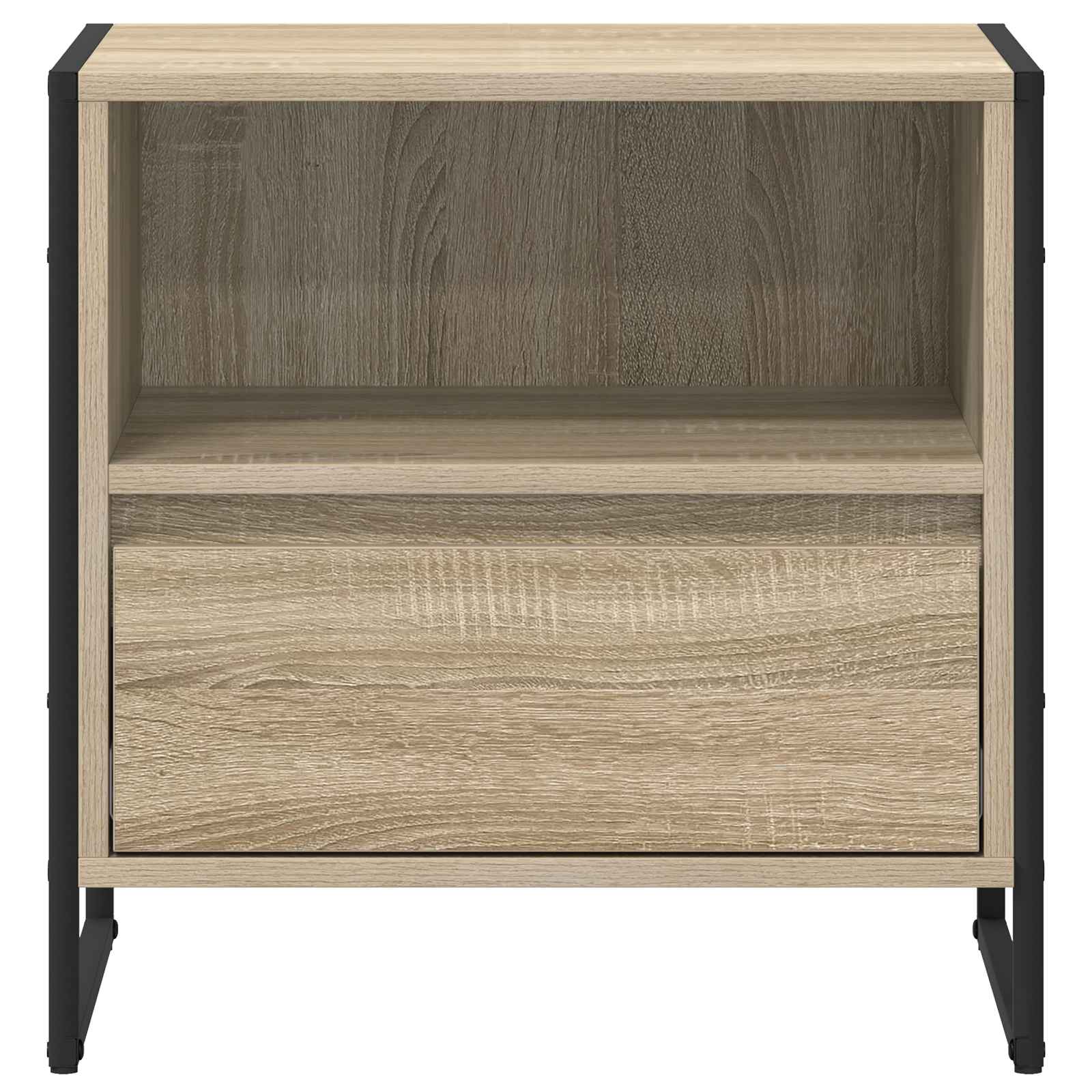 vidaXL Bedside Table Sonoma 50 x 39.5 x 50 cm Engineered Wood 5