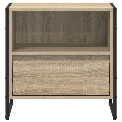 vidaXL Bedside Table Sonoma 50 x 39.5 x 50 cm Engineered Wood 5