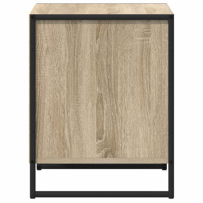 vidaXL Bedside Table Sonoma 50 x 39.5 x 50 cm Engineered Wood 6