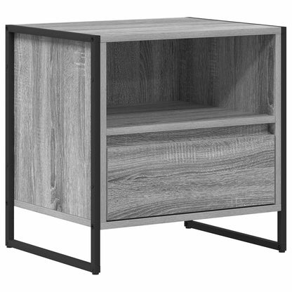 vidaXL Bedside Table Grey Sonoma 50 x 39.5 x 50 cm Engineered Wood 2