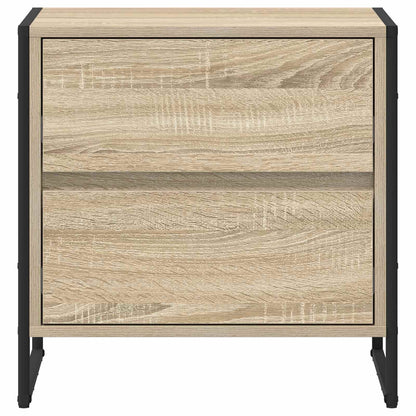 vidaXL Bedside Table Sonoma 50 x 39.5 x 50 cm Engineered Wood 5