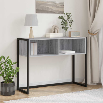 vidaXL End Table Grey Sonoma 100 x 36 x 75 cm Engineered Wood 1