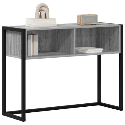 vidaXL End Table Grey Sonoma 100 x 36 x 75 cm Engineered Wood 3
