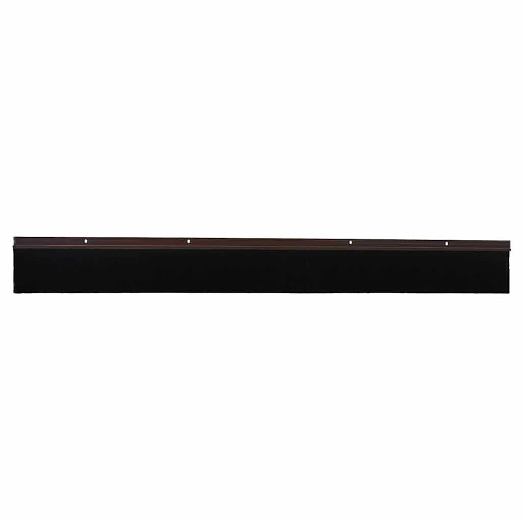 vidaXL Screw-on Door Brush Seals 12 pcs Brown 100 cm Aluminium Alloy 2