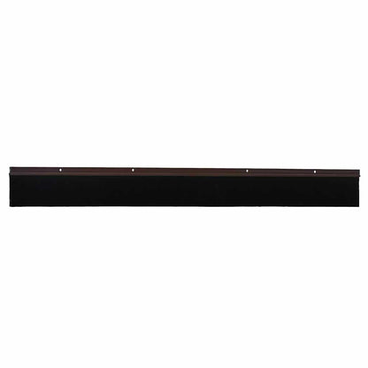 vidaXL Screw-on Door Brush Seals 12 pcs Brown 100 cm Aluminium Alloy 2