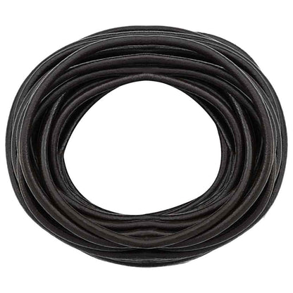 vidaXL Leather Cord 1 Dark Brown Ø5 mm x 50 m Leather 3