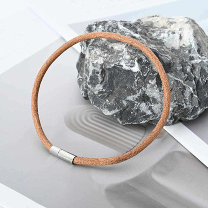 vidaXL Leather Cord 1 Brown Ø5 mm x 50 m Leather 5