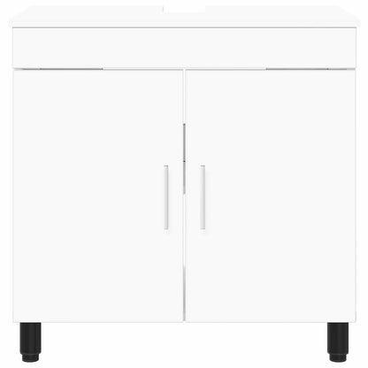 vidaXL Bathroom Vanity Unit White 60 x 35 x 60 cm Engineered Wood 5