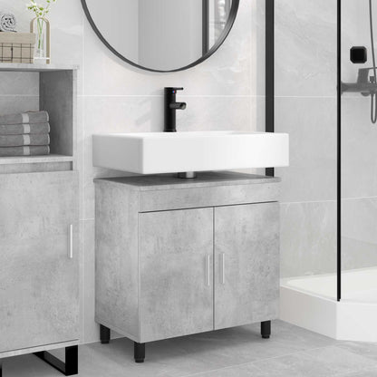 vidaXL Bathroom Vanity Unit Concrete Grey 60 x 35 x 60 cm 1