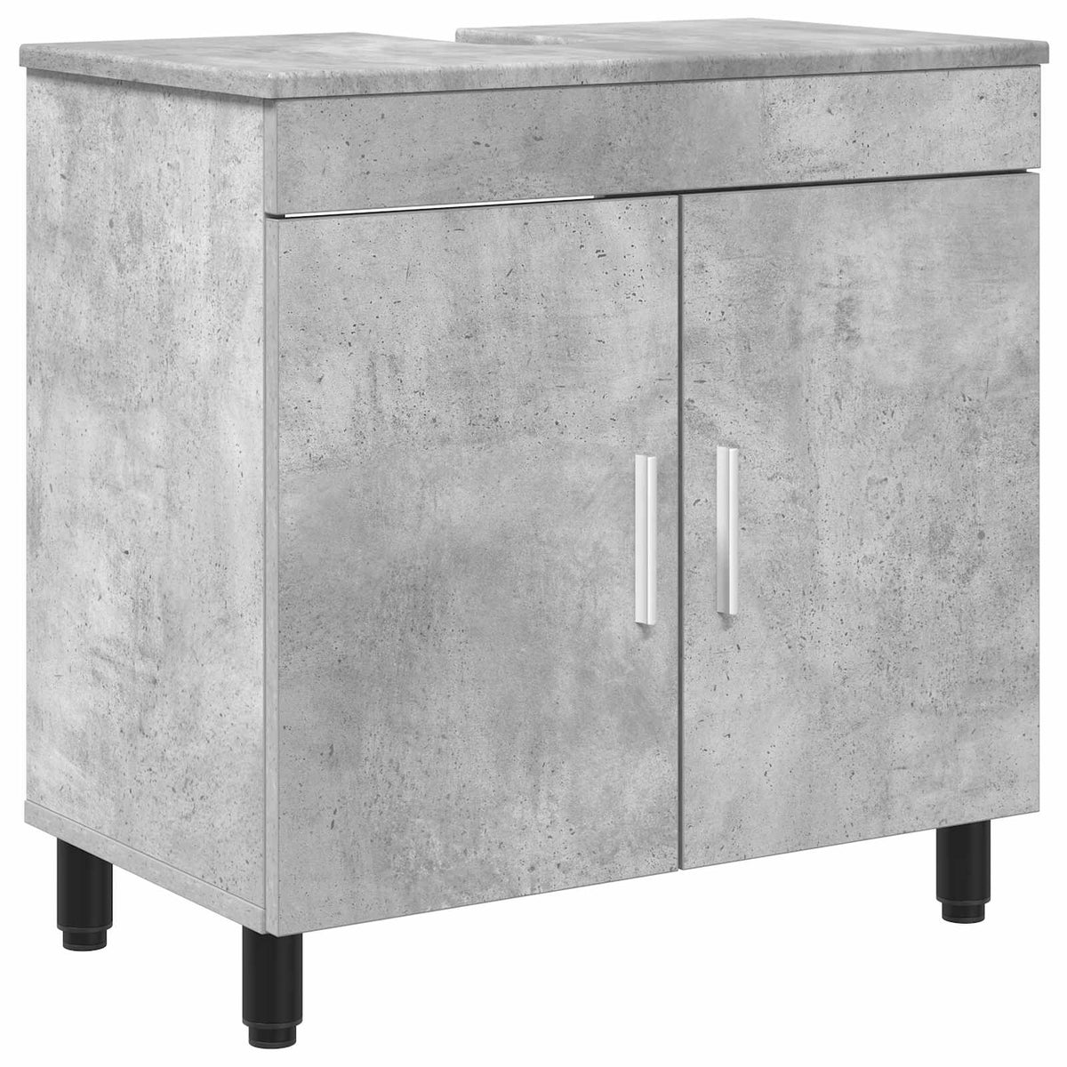 vidaXL Bathroom Vanity Unit Concrete Grey 60 x 35 x 60 cm 2