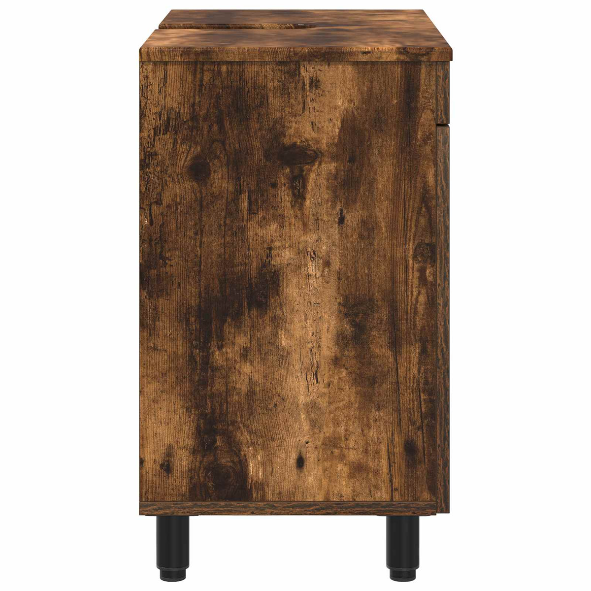 vidaXL Bathroom Vanity Unit Smoked Oak 60 x 35 x 60 cm Engineered Wood 6