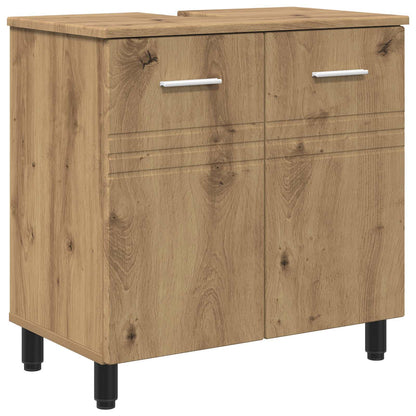 vidaXL Bathroom Vanity Unit Artisan Oak 60 x 35 x 60 cm 2