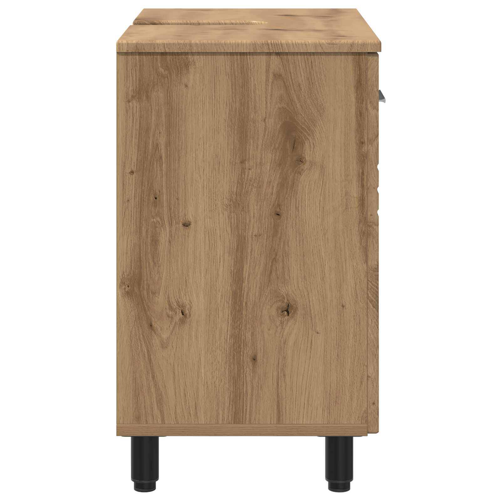 vidaXL Bathroom Vanity Unit Artisan Oak 60 x 35 x 60 cm 6
