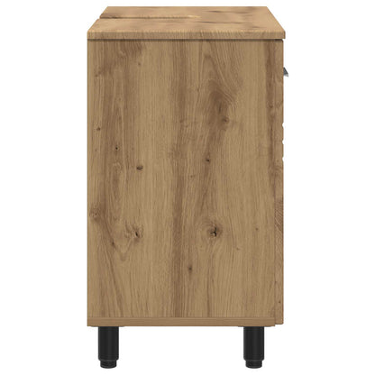 vidaXL Bathroom Vanity Unit Artisan Oak 60 x 35 x 60 cm 6
