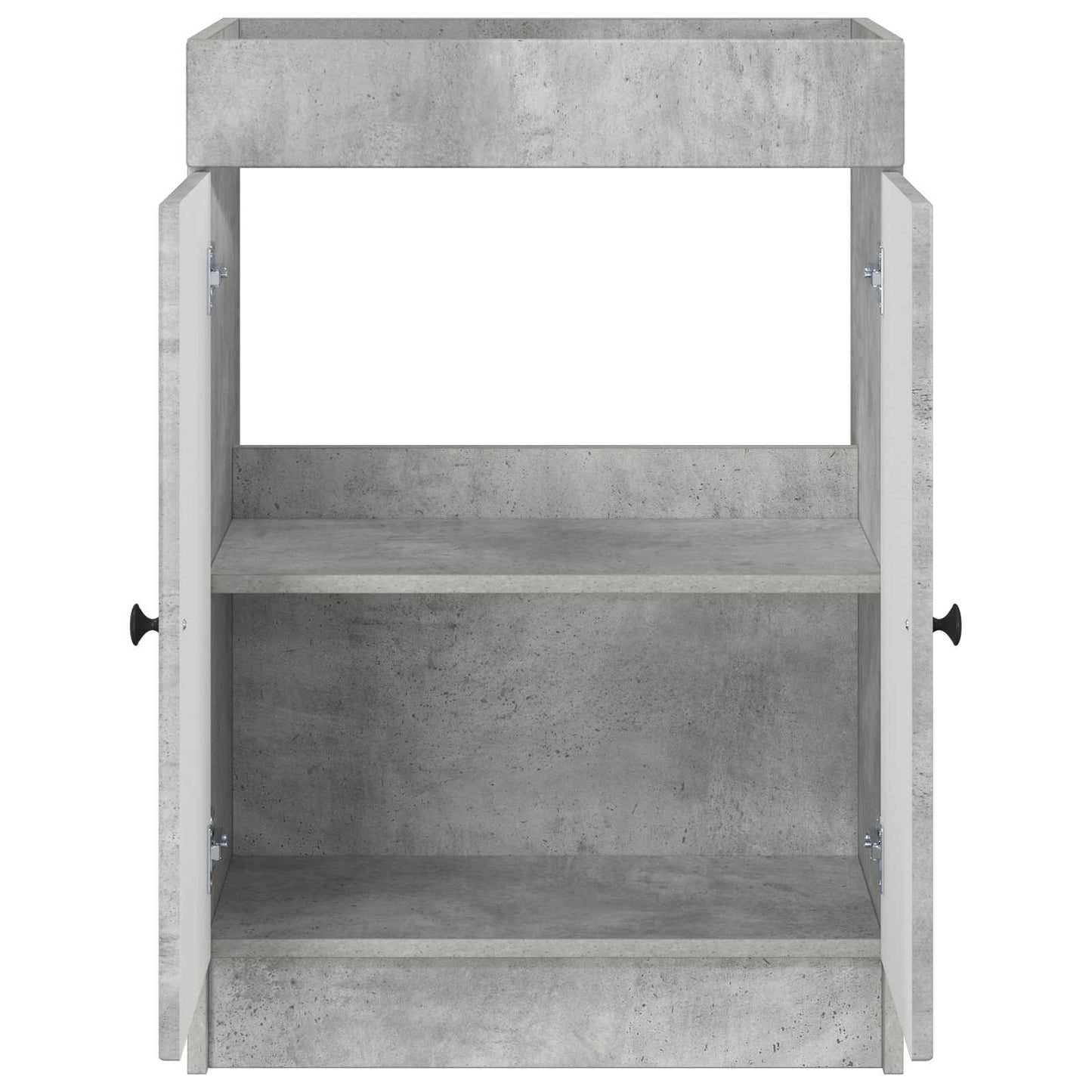 vidaXL Bathroom under Sink Cabinet Concrete Grey 56 x 37.5 x 81 cm 4