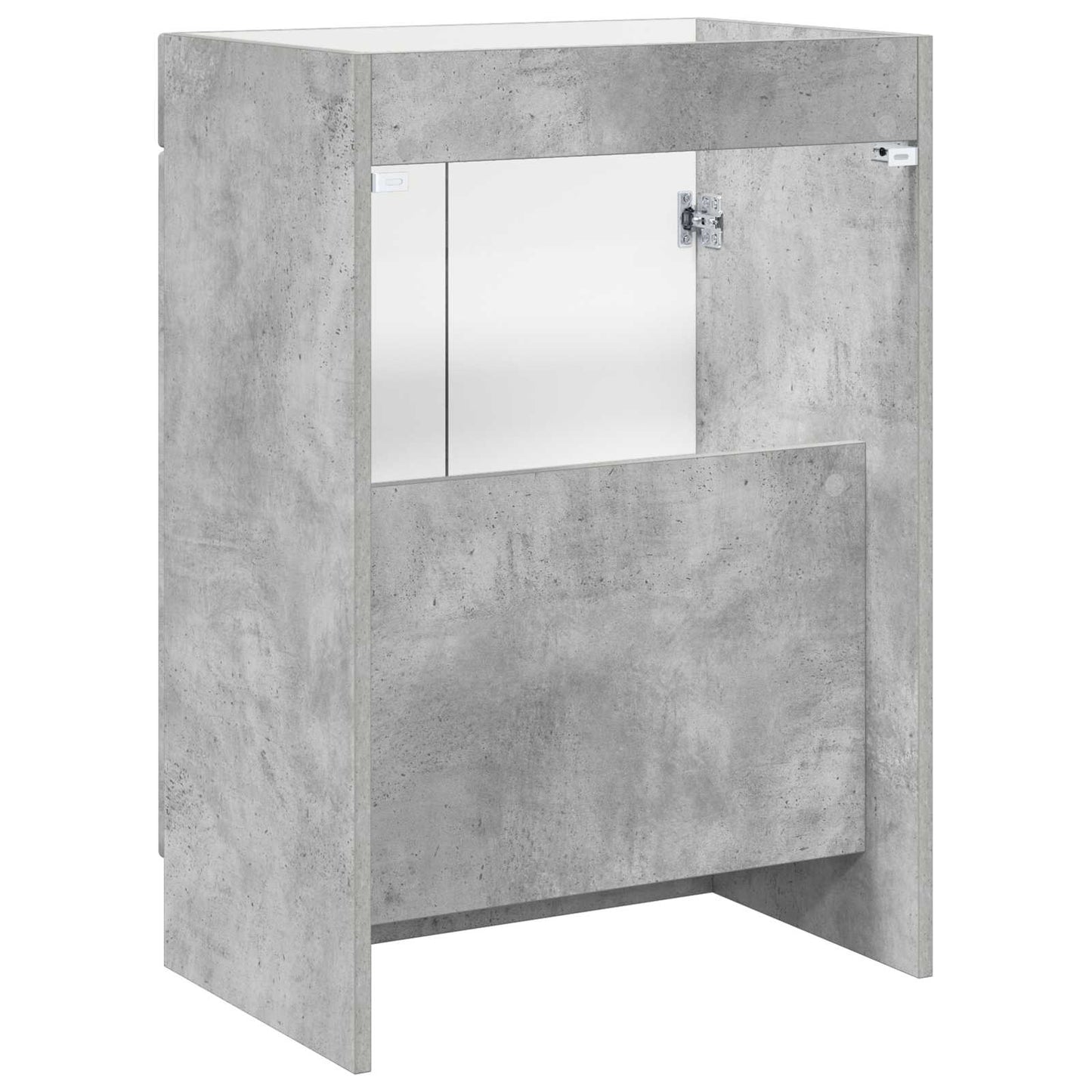vidaXL Bathroom under Sink Cabinet Concrete Grey 56 x 37.5 x 81 cm 6