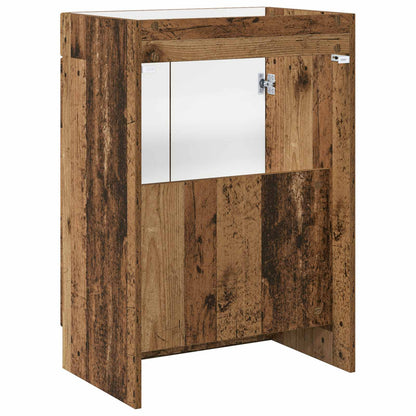 vidaXL Bathroom under Sink Cabinet Old Wood 56 x 37.5 x 81 cm 6