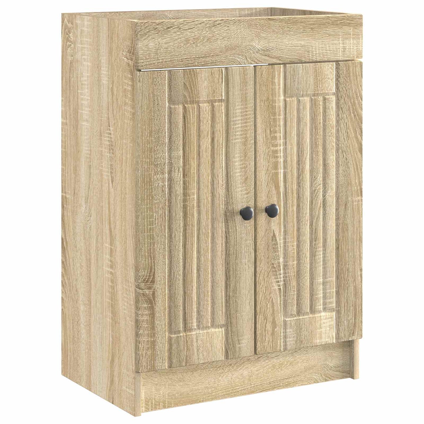vidaXL Bathroom under Sink Cabinet Sonoma Oak 56 x 37.5 x 81 cm 2
