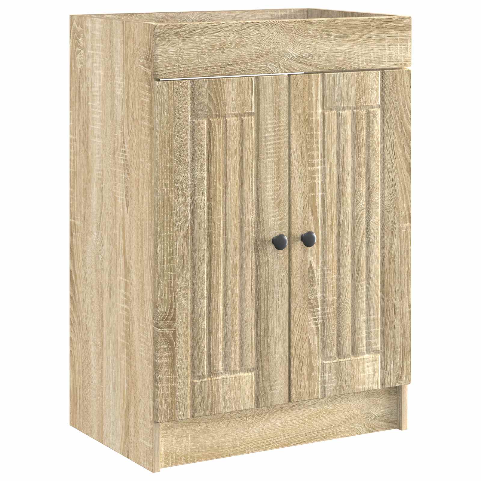 vidaXL Bathroom under Sink Cabinet Sonoma Oak 56 x 37.5 x 81 cm 2