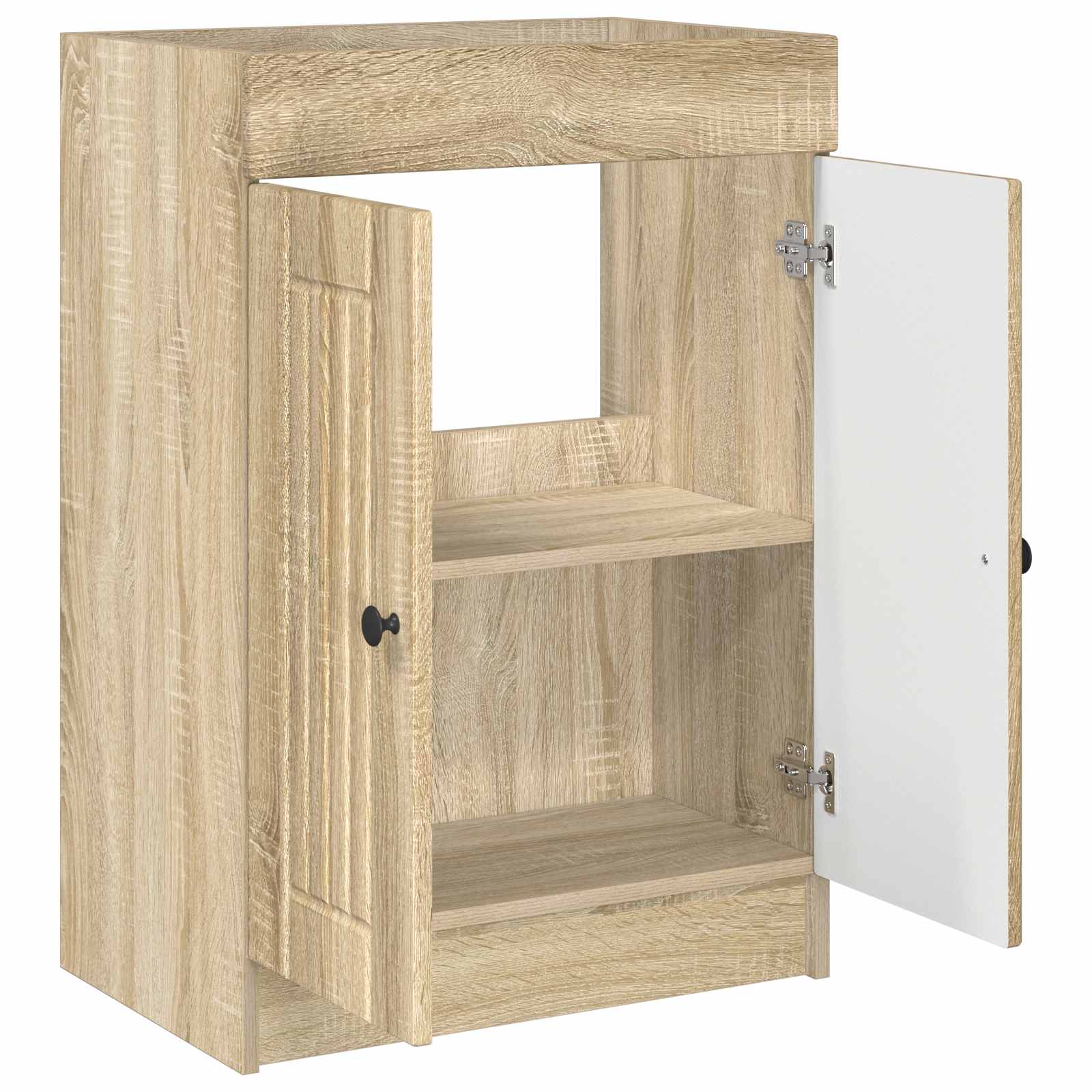 vidaXL Bathroom under Sink Cabinet Sonoma Oak 56 x 37.5 x 81 cm 4