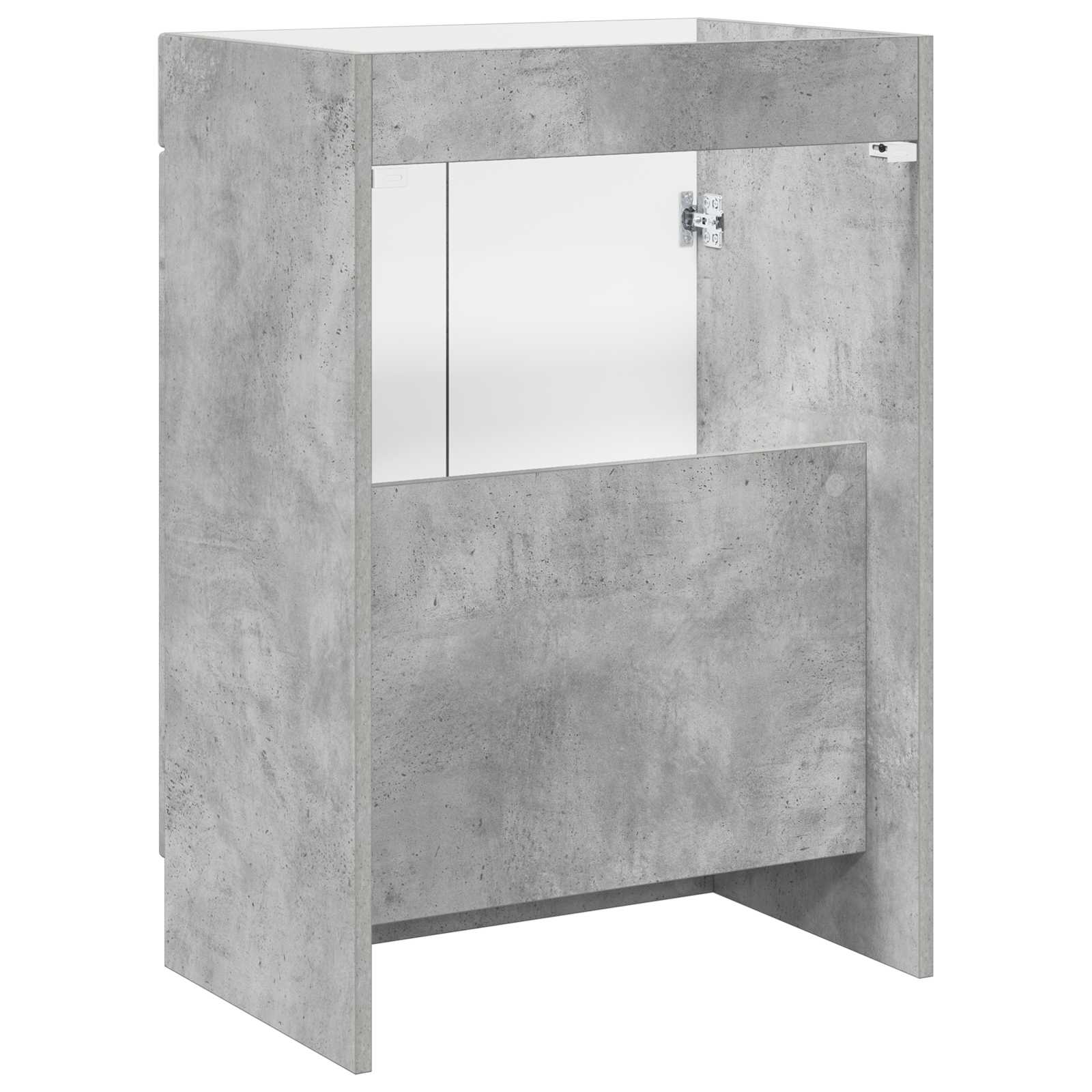 vidaXL Bathroom under Sink Cabinet Concrete Grey 56 x 37.5 x 81 cm 6