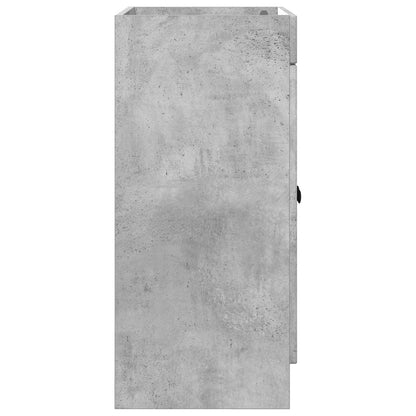 vidaXL Bathroom under Sink Cabinet Concrete Grey 56 x 37.5 x 81 cm 5