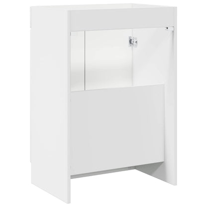 vidaXL Bathroom under Sink Cabinet High Gloss White 56 x 37.5 x 81 cm 6