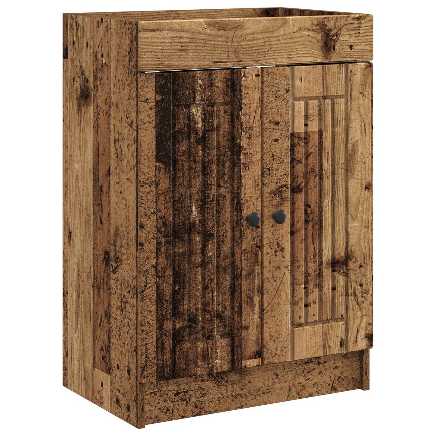 vidaXL Bathroom under Sink Cabinet Old Wood 56 x 37.5 x 81 cm 2