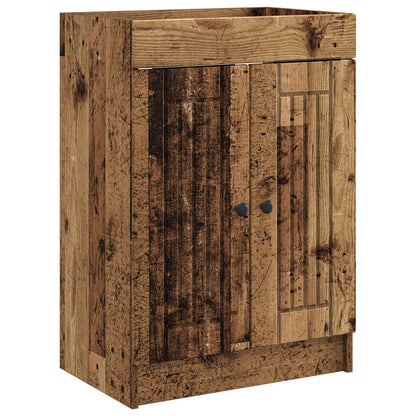 vidaXL Bathroom under Sink Cabinet Old Wood 56 x 37.5 x 81 cm 2