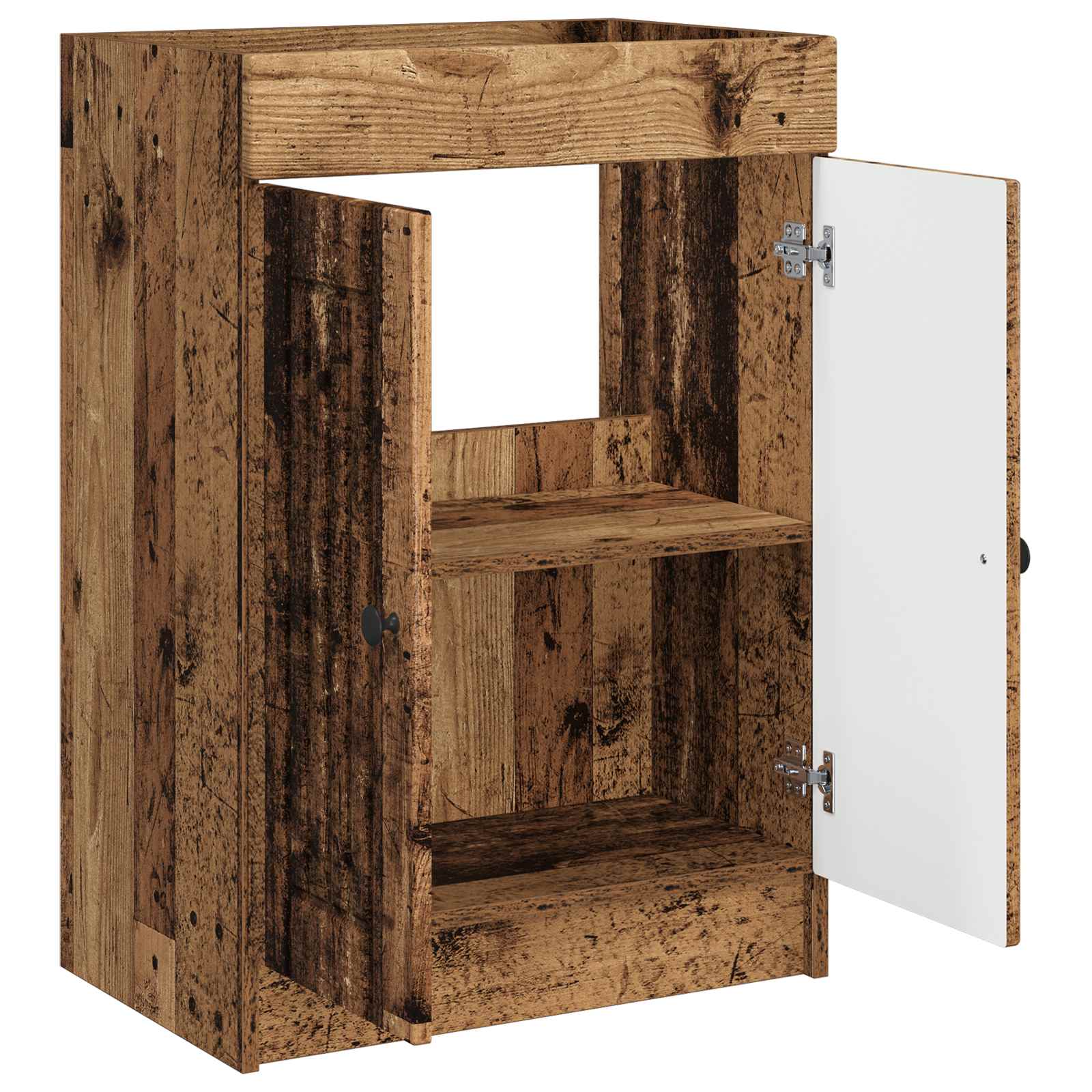vidaXL Bathroom under Sink Cabinet Old Wood 56 x 37.5 x 81 cm 4