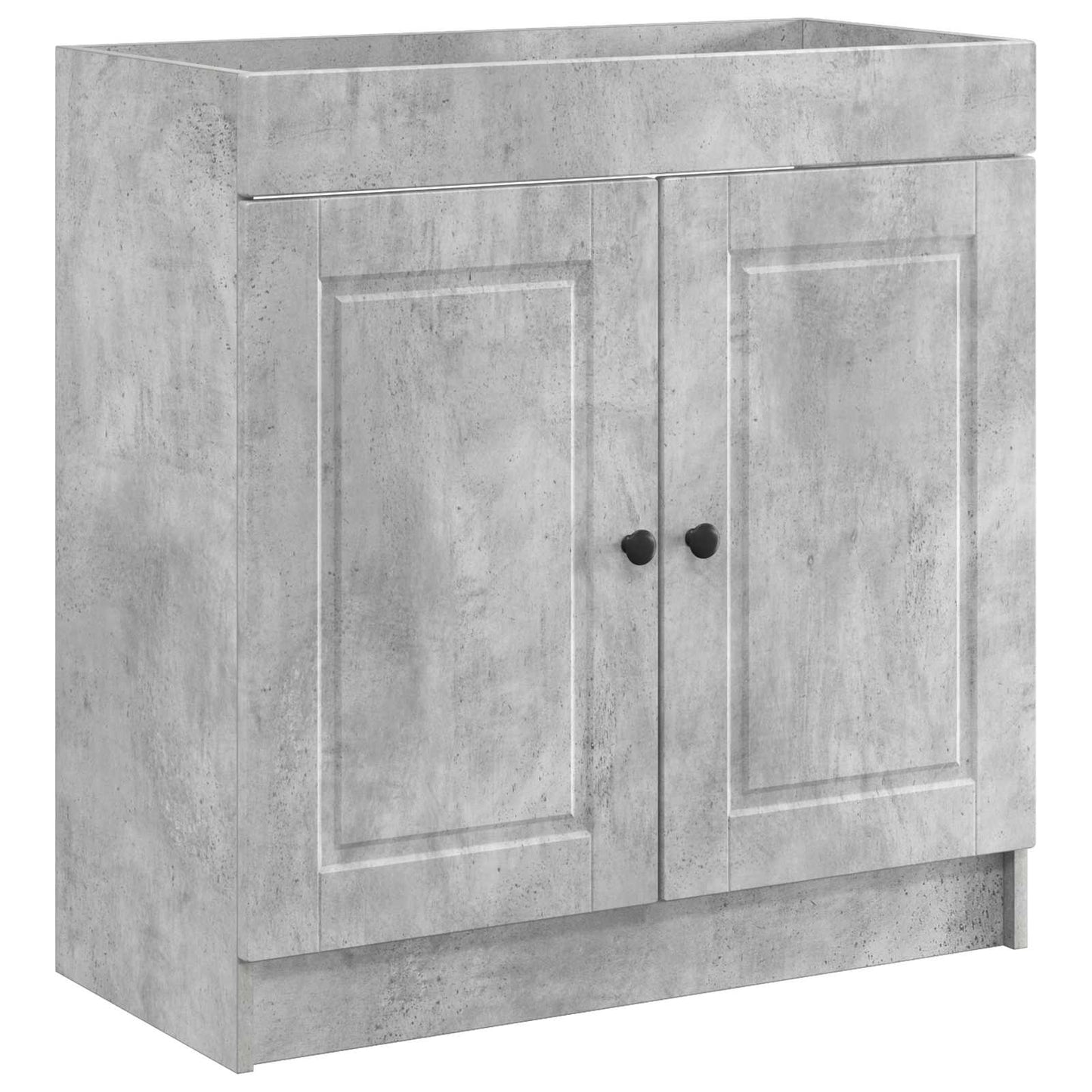 vidaXL Bathroom under Sink Cabinet Concrete Grey 56 x 37.5 x 81 cm 2