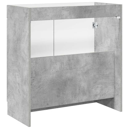 vidaXL Bathroom under Sink Cabinet Concrete Grey 56 x 37.5 x 81 cm 6