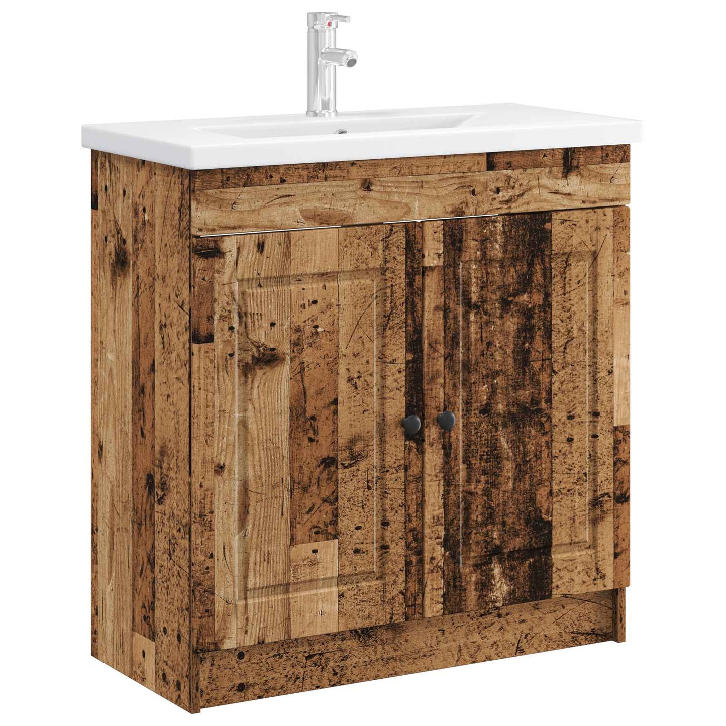 vidaXL Bathroom under Sink Cabinet Old Wood 56 x 37.5 x 81 cm 3