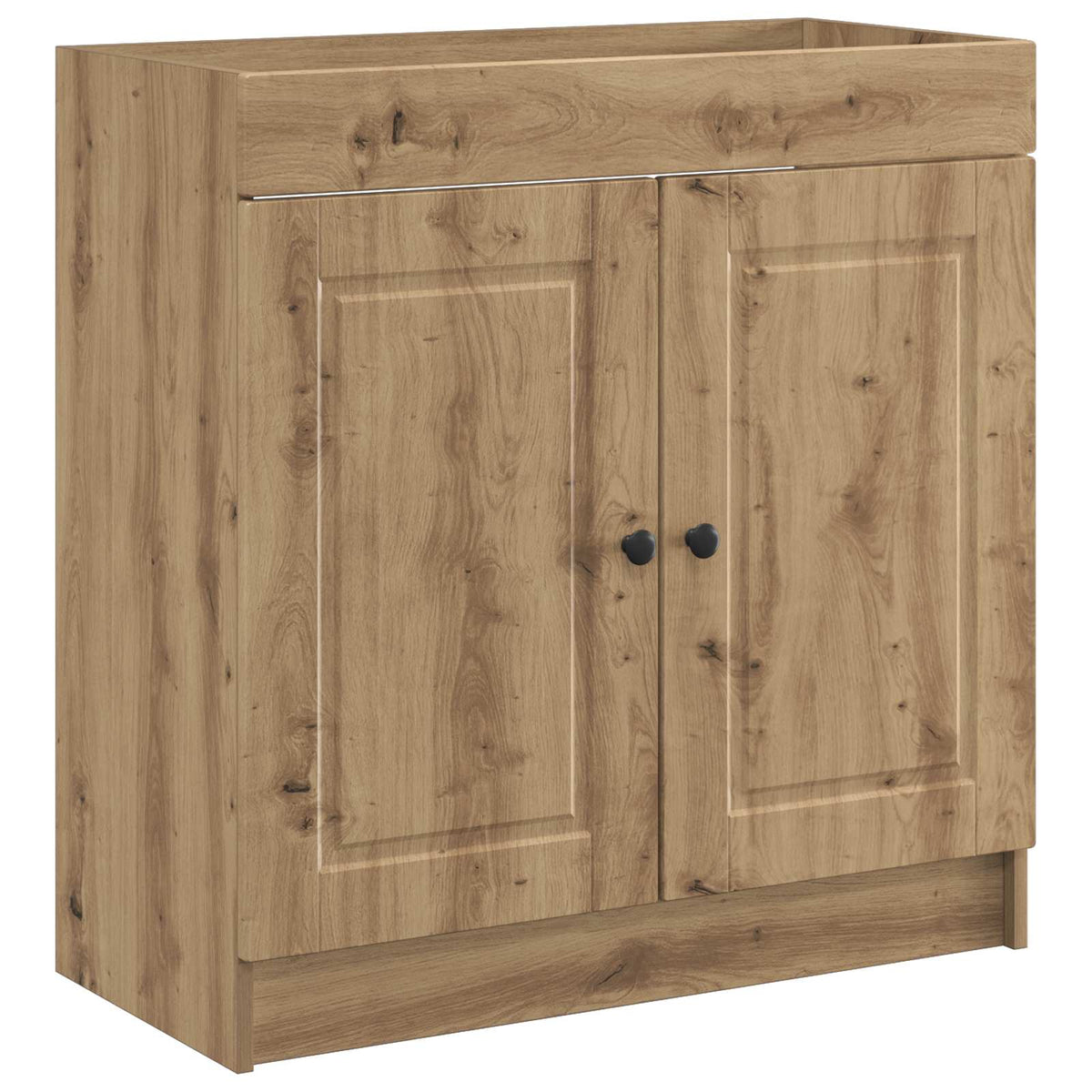 Bathroom under Sink Cabinet Artisan oak 56 x 37.5 x 81 cm