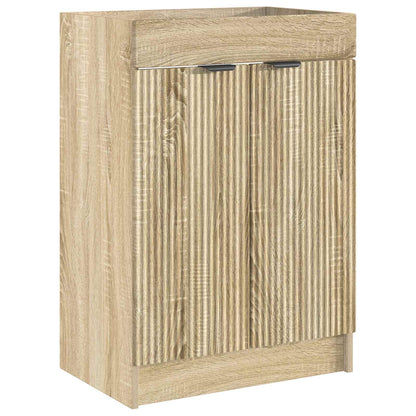 vidaXL Bathroom under Sink Cabinet Sonoma Oak 56 x 37.5 x 81 cm 2