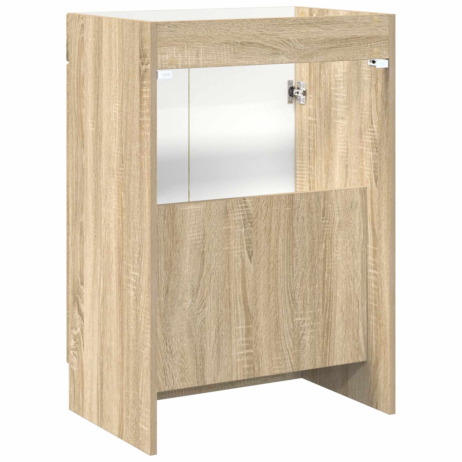 vidaXL Bathroom under Sink Cabinet Sonoma Oak 56 x 37.5 x 81 cm 6