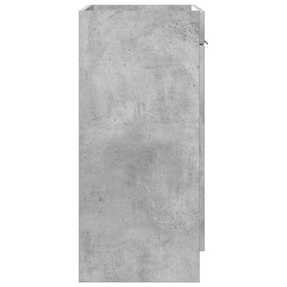 vidaXL Bathroom under Sink Cabinet Concrete Grey 56 x 37.5 x 81 cm 5