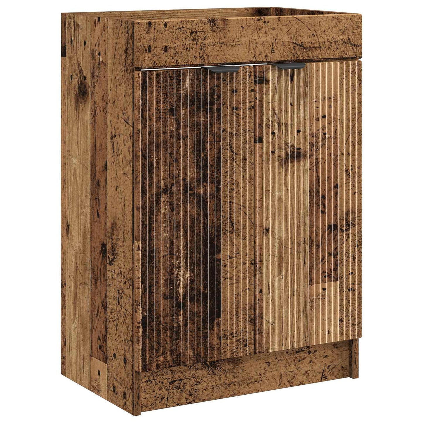 vidaXL Bathroom under Sink Cabinet Old Wood 56 x 37.5 x 81 cm 2